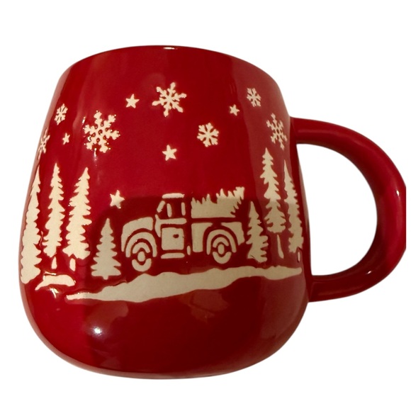 Coffee Mug Holiday Winter Scene Vintage Inspired Coffee Tea Cup Mug - Picture 10 of 12